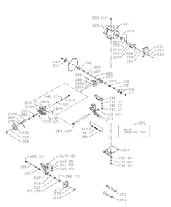 Delta 36-678 Diagram and Parts List for 36-678  Delta Saw