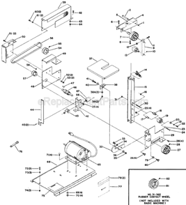 Part Location Diagram of 901110200834S Delta Carriage Bolt