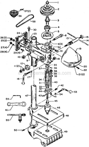 Part Location Diagram of 901010600607S Delta Screw