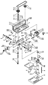 Part Location Diagram of 1344258 Delta Handle Assembly - Plastic Hand
