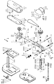 Page A Diagram and Parts List for 15-078 Type 1 Delta Drill Press