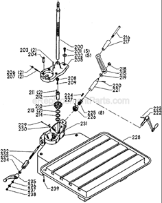 Page C Diagram and Parts List for 15-128 Type 1 Delta Drill Press