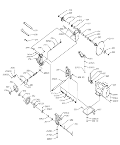 Delta 36-716 Type-1 Diagram and Parts List for 36-716 Type-1 Delta Saw