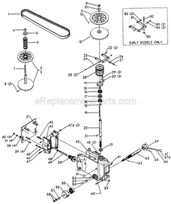 Page A Diagram and Parts List for 17-533 Type 1 Delta Drill Press