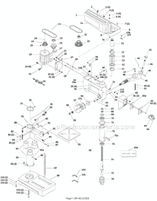 Part Location Diagram of 1312025 Delta Switch Box