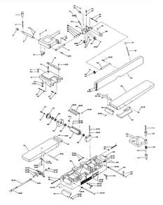Delta 52-851 Type-1 Diagram and Parts List for 52-851 Type-1 Delta Planer Jointer
