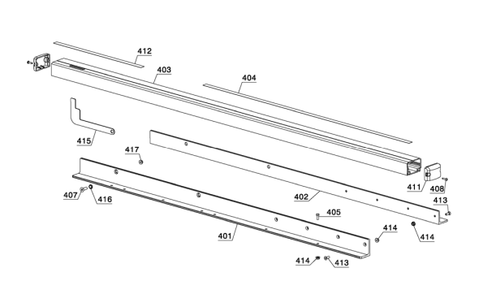 Delta 78-055b Type-1 Diagram and Parts List for 78-055B Type-1 Delta Saw