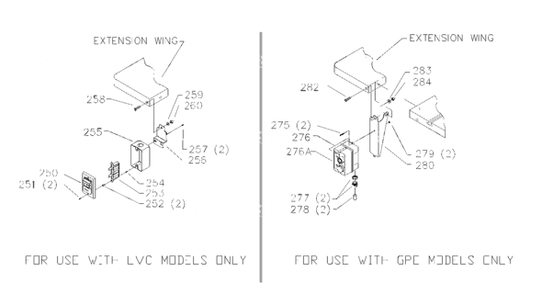 Delta 36-831a Diagram and Parts List for 36-831A  Delta Saw