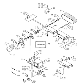 Sander Diagram and Parts List for 31-460TY3 9341 Delta Belt or Drum Sander