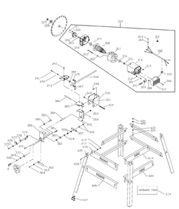 Delta Sm200l Diagram and Parts List for SM200L  Delta Saw