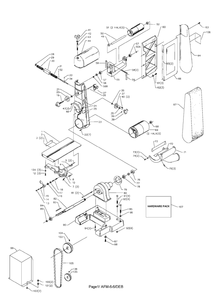 Delta 31-552 Diagram and Parts List for 31-552  Delta Sander Grinder