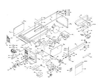 Delta 34-573 Diagram and Parts List for 34-573  Delta Table Saw Accessories