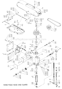 Page A Diagram and Parts List for 20-431 Type 1 Delta Drill Press