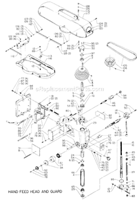 Page A Diagram and Parts List for 20-438 Type 1 Delta Drill Press