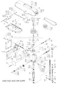 Page A Diagram and Parts List for 20-535 Type 1 Delta Drill Press