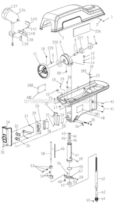 Page A Diagram and Parts List for 20-950  Delta Drill Press
