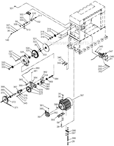 Page D Diagram and Parts List for 22-450 Type 2 Delta Planer Jointer