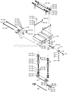 Page B Diagram and Parts List for 22-451 Type 1 Delta Planer Jointer