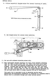 Page E Diagram and Parts List for 22-460 Type 1 Delta Planer Jointer