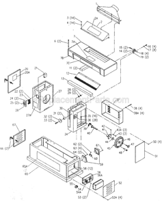 Page A Diagram and Parts List for 22-470 Type 1 Delta Planer Jointer