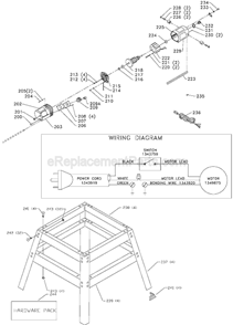 Page C Diagram and Parts List for 22-560 Type 2 Delta Planer Jointer