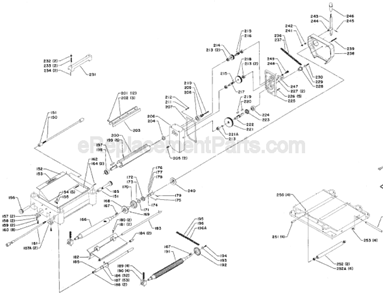 Page B Diagram and Parts List for 22-655 Type 2 Delta Planer Jointer