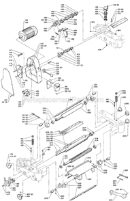Page B Diagram and Parts List for 22-660 Type 1 Delta Planer Jointer
