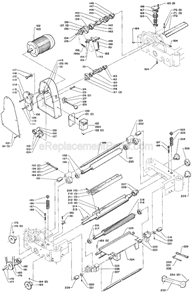 Page B Diagram and Parts List for 22-661 Type 1 Delta Planer Jointer