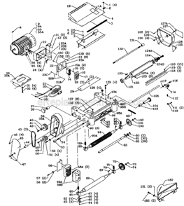 Page A Diagram and Parts List for 22-676 Type 1 Delta Planer Jointer