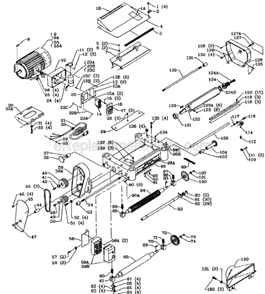 Page A Diagram and Parts List for 22-681 Type 1 Delta Planer Jointer