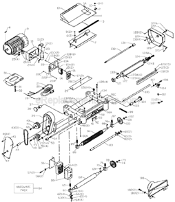 Page A Diagram and Parts List for 22-785 Type 1 Delta Planer Jointer