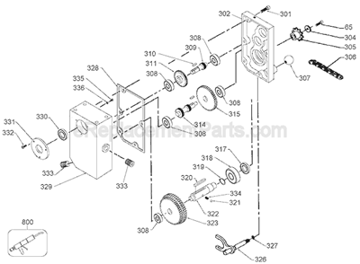Part Location Diagram of A23455 Delta Knob