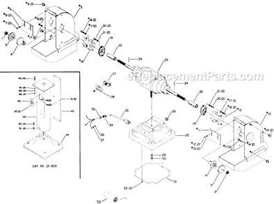 Page A Diagram and Parts List for 23-239 Type 1 Delta Sander Polisher