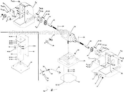 Page A Diagram and Parts List for 23-241 Type 1 Delta Sander Polisher