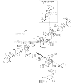 Part Location Diagram of 1349143 Delta Warning Label