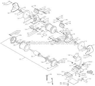 Part Location Diagram of 1340190 Delta Clamp