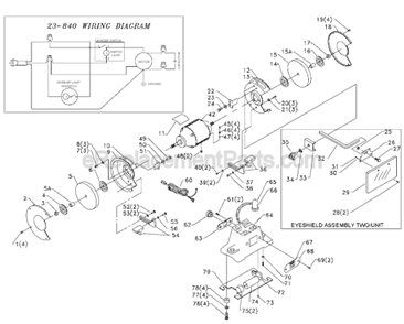 Part Location Diagram of 1320421 Delta Spark Breaker