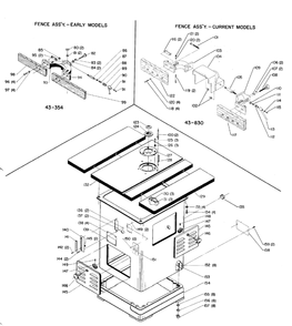 Delta 43-205 Diagram and Parts List for 43-205  Delta Shaper