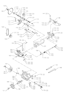 Delta 36-R51x Diagram and Parts List for 36-R51X  Delta Saw