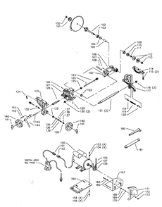 Delta 36-455 Diagram and Parts List for 36-455  Delta Saw