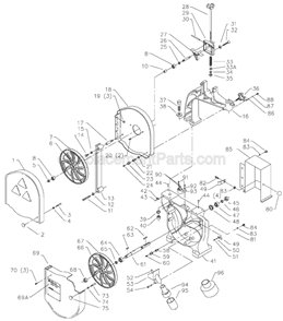 Part Location Diagram of 426021220003 Delta Door Catch