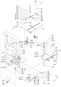 Page C Diagram and Parts List for 28-365 Type 1 Delta Band Saw