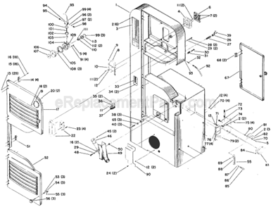 Page A Diagram and Parts List for 28-366 Type 1 Delta Band Saw