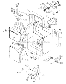 Page A Diagram and Parts List for 28-662 Type 2 Delta Band Saw