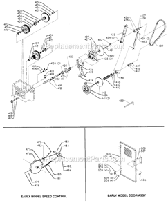 Page D Diagram and Parts List for 28-663 Type 1 Delta Band Saw