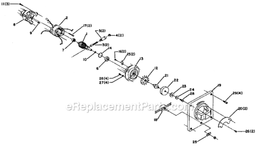 Page A Diagram and Parts List for 28-701 Type 1 Delta Welder