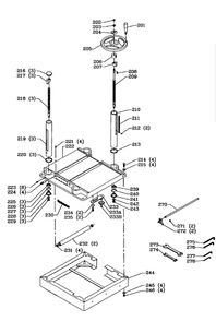 Delta 22-680 Diagram and Parts List for 22-680  Delta Planer Jointer
