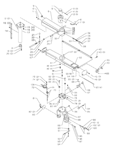 Delta 33-413-Bdk Type-2 Diagram and Parts List for 33-413-BDK Type-2 Delta Saw