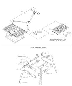 Delta Ts200ls Diagram and Parts List for TS200LS  Delta Saw