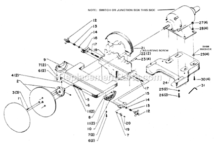 Part Location Diagram of 901041213603 Delta Screw